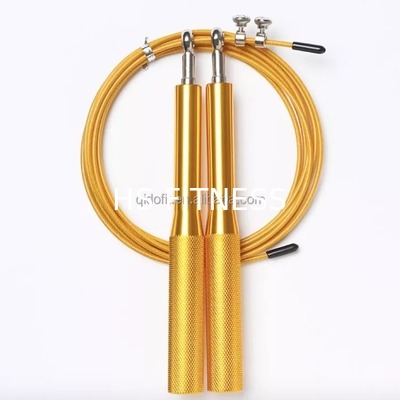 Logo Training Fintness Accessories Aluminum su ordinazione all'ingrosso salta la corda di salto di plastica della corda