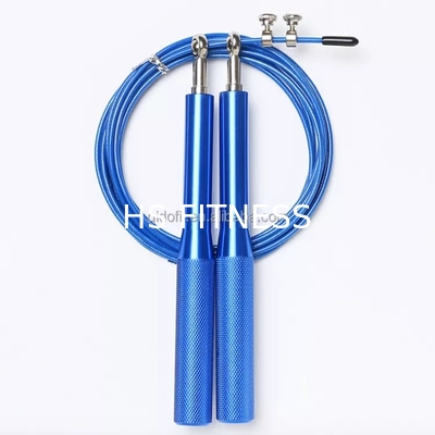 Logo Training Fintness Accessories Aluminum su ordinazione all'ingrosso salta la corda di salto di plastica della corda