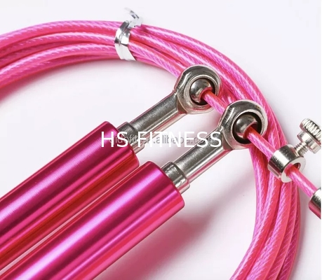 Logo Training Fintness Accessories Aluminum su ordinazione all'ingrosso salta la corda di salto di plastica della corda