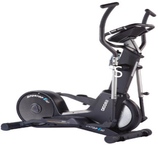 Macchina ellittica commerciale della palestra, forma fisica stazionaria della bicicletta di esercizio passo passo