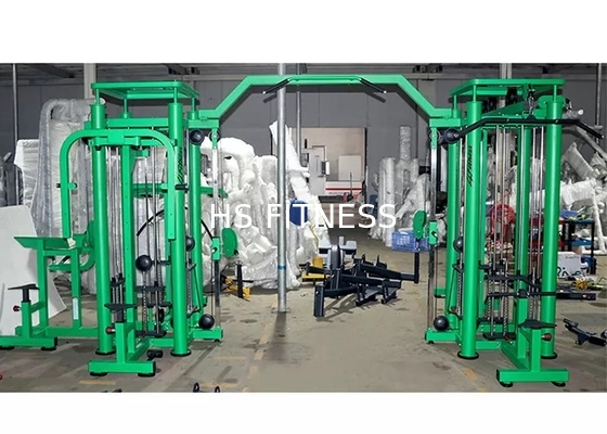 Ellittica 8 metropolitana verde commerciale della multi attrezzatura domestica della palestra della stazione 3.5mm