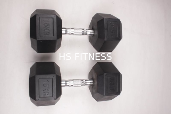 Gli accessori neri di allenamento della palestra hanno riparato la testa di legno rivestita di gomma della sfortuna per body building
