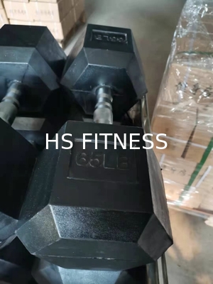 Gli accessori neri di allenamento della palestra hanno riparato la testa di legno rivestita di gomma della sfortuna per body building