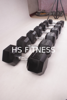 Gli accessori neri di allenamento della palestra hanno riparato la testa di legno rivestita di gomma della sfortuna per body building