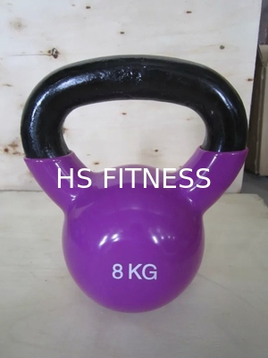 Istruttore trasversale Colorful Rubber Kettlebell per la palestra commerciale