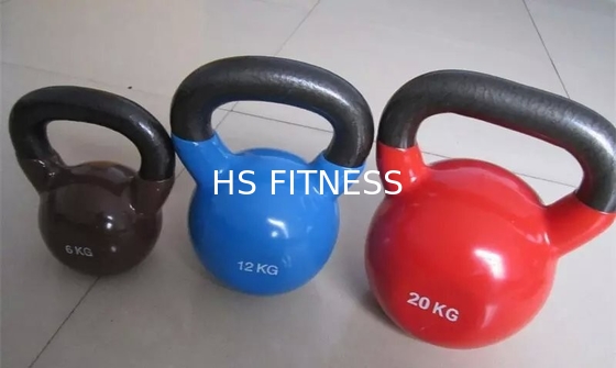 Istruttore trasversale Colorful Rubber Kettlebell per la palestra commerciale