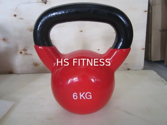 Istruttore trasversale Colorful Rubber Kettlebell per la palestra commerciale