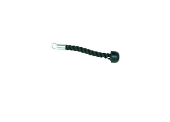 Corde di nylon di allenamento di Pulldown del tricipite della palestra degli accessori neri di allenamento