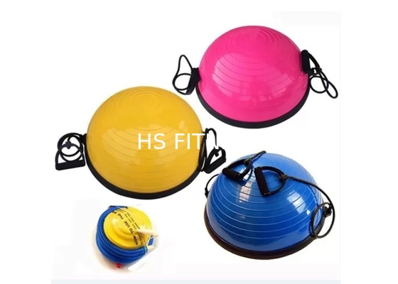 Palla di forma fisica di yoga variopinta di ginnastica degli accessori di allenamento della palestra di COC mezza