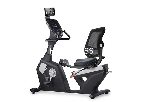 Bicicletta sdraiata pieghevole di esercizio della bici sdraiata della palestra di forma fisica con l'esposizione di LED
