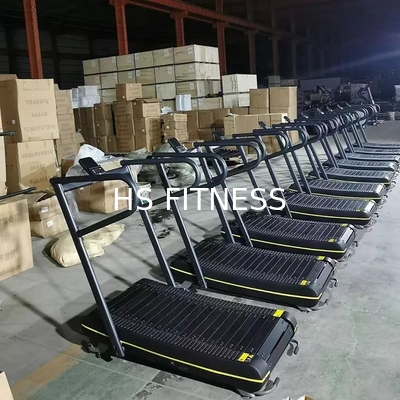 Pedana mobile curva pieghevole dell'attrezzatura della palestra un annuncio pubblicitario di 25 km/ora